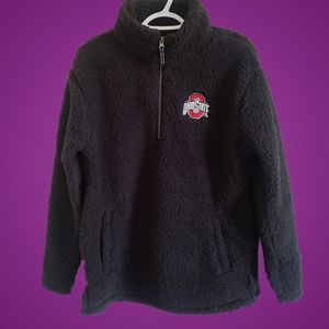 Ohio State Sherpa Fleece 1/2 Zip Sweatshirt